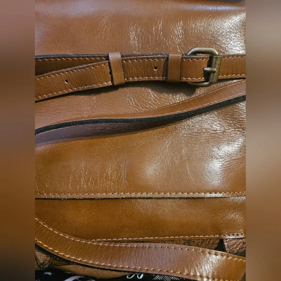 Patricia Nash Sigma Print Leather Crossbody Bag - Picture 5 of 9